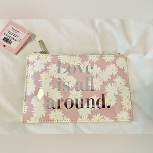 Kate Spade Love Is All Around Pencil Case + Supplies | NEW